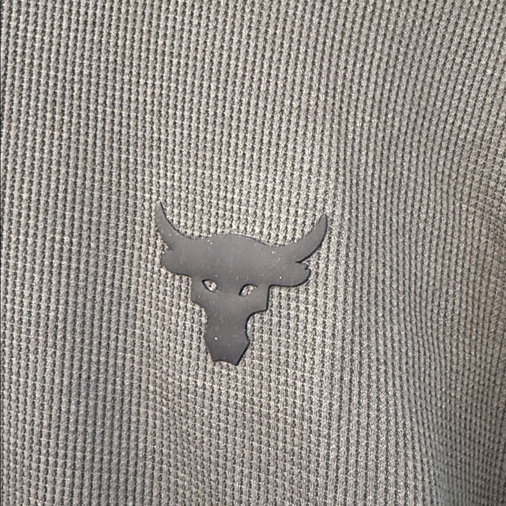 Under Armour Project Rock Waffle Long Sleeve Shirt - Picture 3 of 9